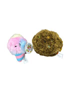 Giggle Scape Plush Clip-On Toys Ice Cream & Chocolate Chip Cookie Set